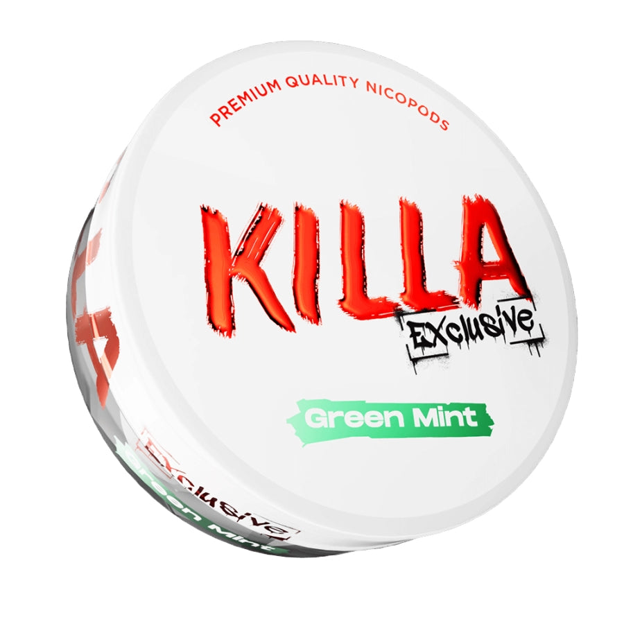 Killa Exclusive Nicotine Pouch Green Mint / 16.5mg