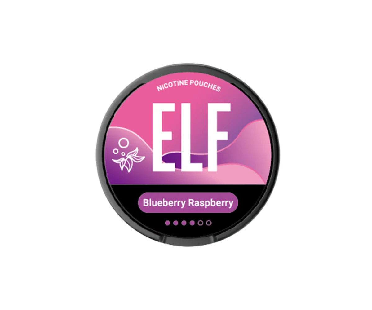 Elf Nicotine Pouch Blueberry Raspberry