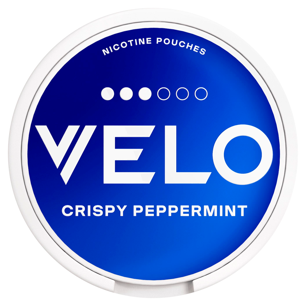 Velo Nicotine Pouch Crispy Peppermint (Ice Cool) / 10mg / Slim (20 Pouches)