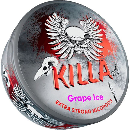 Killa Nicotine Pouch Grape Ice / 13.2mg