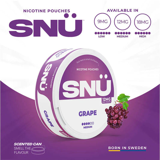 SNÜ Nicotine Pouch Grape