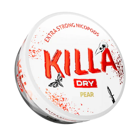 Killa Dry Nicotine Pouch Pear 16mg