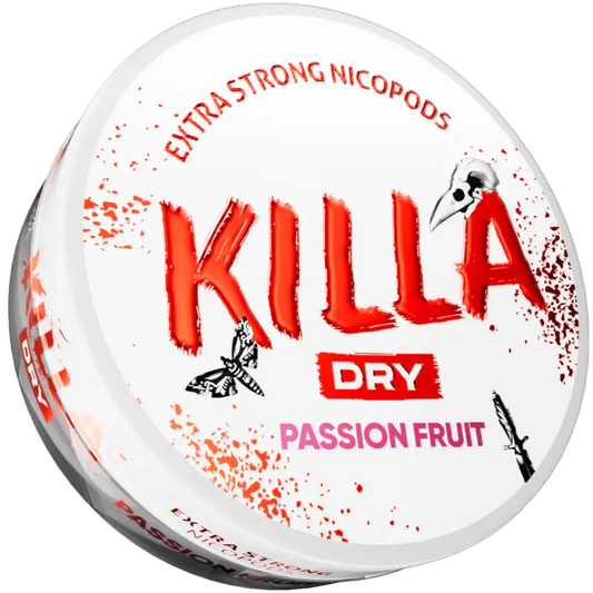 Killa Dry Nicotine Pouch Passionfruit 16mg