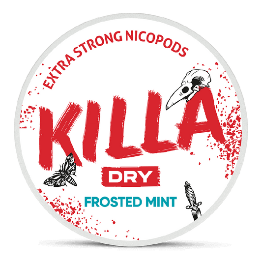 Killa Dry Nicotine Pouch Frosted Mint 16mg