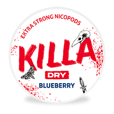 Killa Dry Nicotine Pouch Blueberry 16mg