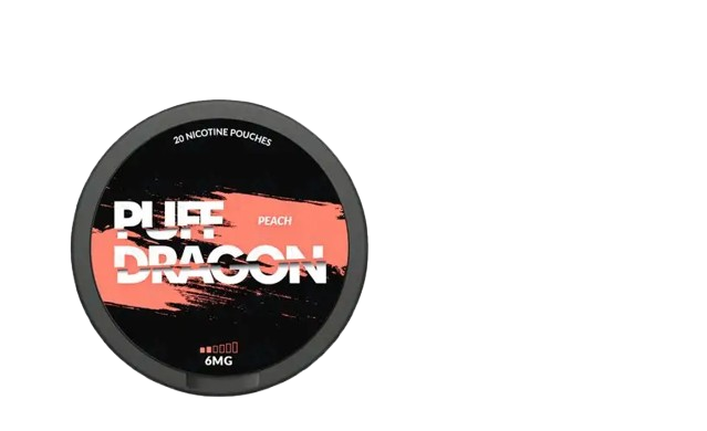 Puff Dragon Nicotine Pouch peach