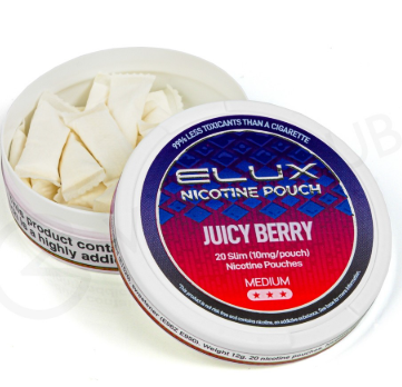 Elux Nicotine Pouch  Juicy Berry Medium