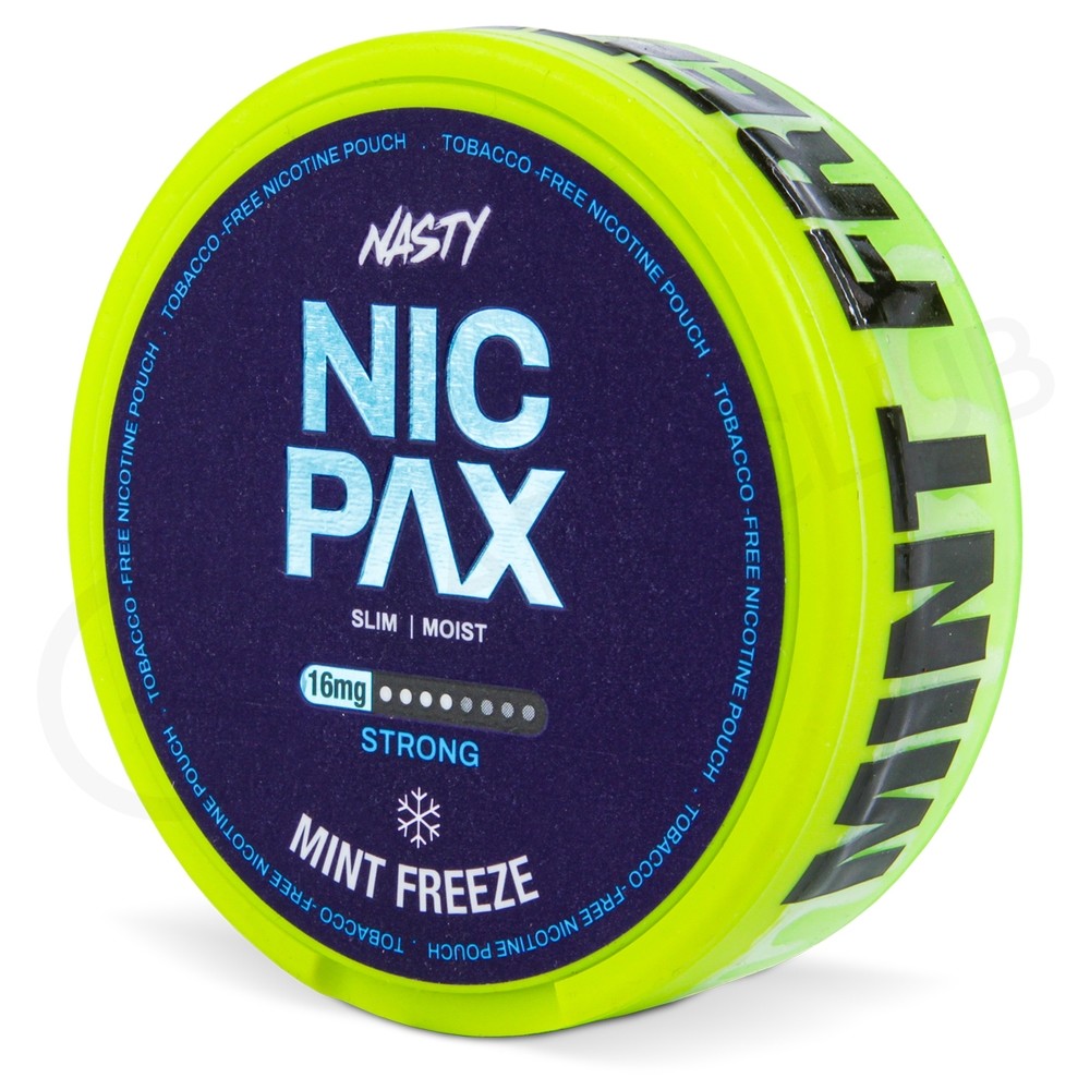 Nasty Nic Pax Nicotine Pouch Mint Freeze