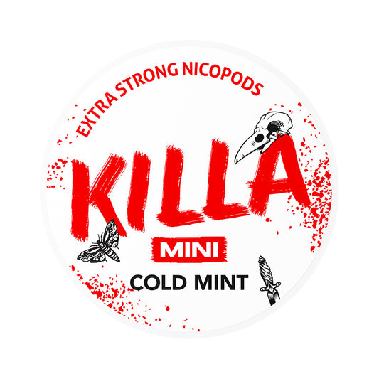 Killa Mini Nicotine Pouch  Cold Mint 16mg