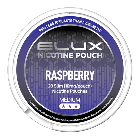 Elux Nicotine Pouch  Raspberry Medium