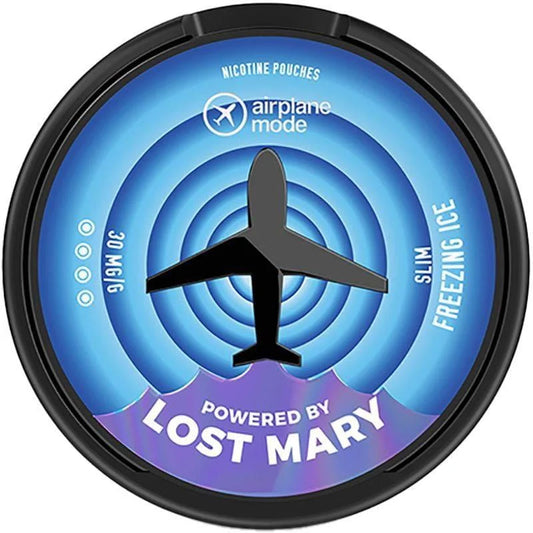 Airplane Mode Nicotine Pouches by Lost Mary Freezing Ice 18mg