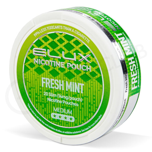 Elux Nicotine Pouch  Fresh Mint Medium