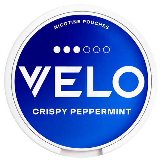 Velo Nicotine Pouch Crispy Peppermint (Ice Cool) / 10mg / Slim (20 Pouches)