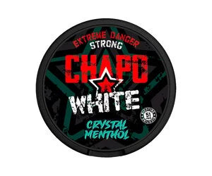 Chapo White Nicotine Pouch Crystal Menthol