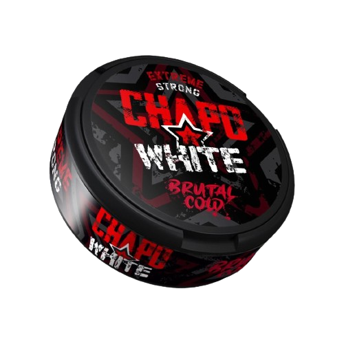 Chapo White Nicotine Pouch 51mg EXTREME DANGER STRONG / Brutal Cold Danger Strong